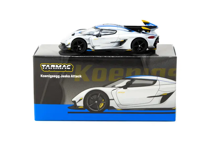 1:64 Koenigsegg Jesko Attack -- Silver -- Tarmac Works 1