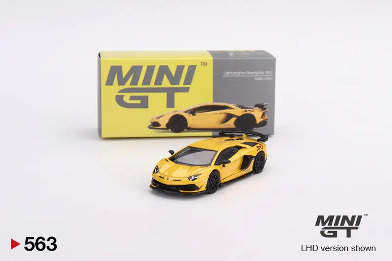 1:64 Lamborghini Aventador Svj -- Giallo Orion (Yellow) -- Mini Gt Mgt00563 1