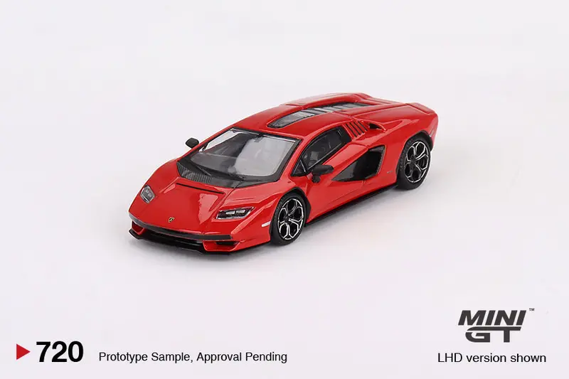 1:64 Lamborghini Countach Lpi 800-4 -- Rosso Mars (Red) -- Mini Gt 1