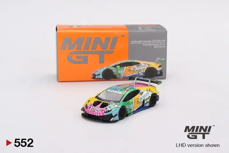 1:64 Lamborghini Huracán Gt3 Evo -- #19 2020 Imsa Daytona 24 Hrs -- Mini Gt 1