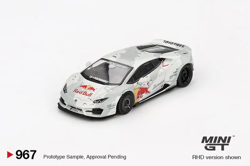 1:64 Lamborghini Huracan Lb-Works -- Mad Mike Nimbul -- Mini Gt Mgt00967 1