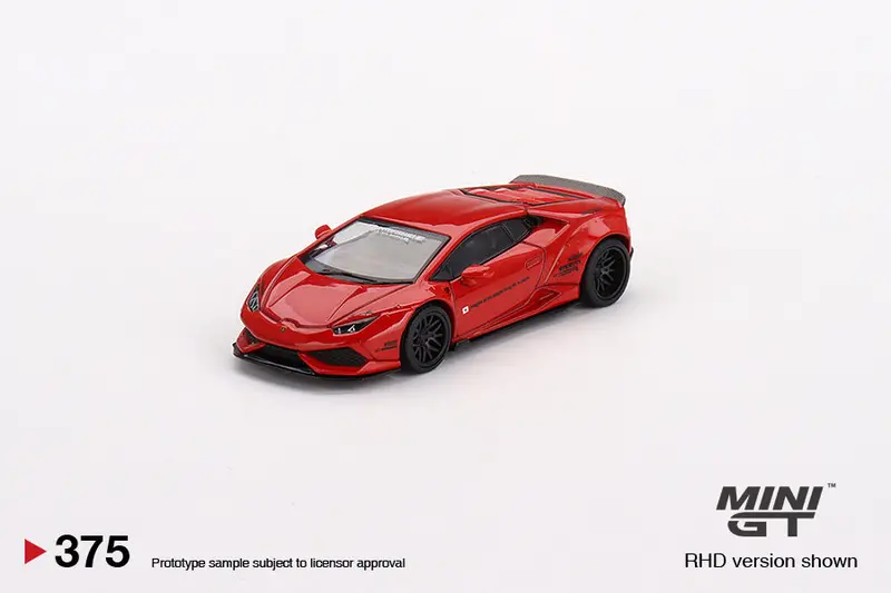 1:64 Lamborghini Huracan Lb?Works Version 2 -- Red -- Mini Gt 2