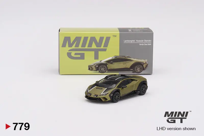 1:64 Lamborghini Huracán Sterrato -- Verde Gea Matt -- Mini Gt Mgt00779 1