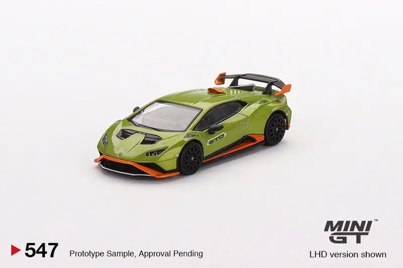 1:64 Lamborghini Huracán Sto -- Verde Citrea (Citrus Green) -- Mini Gt 1