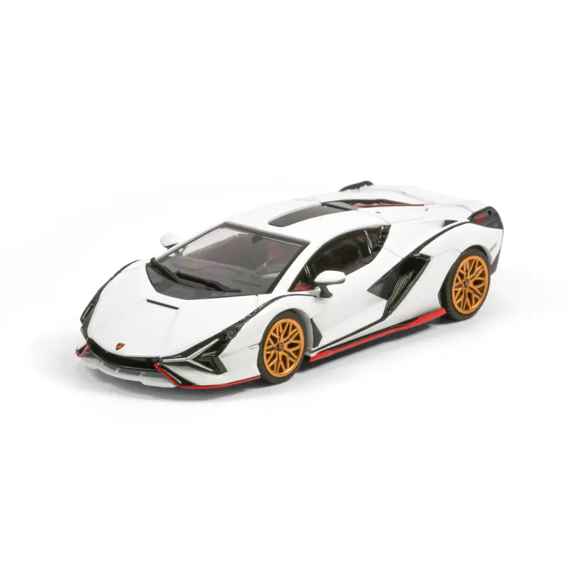 1:64 Lamborghini Sian Fkp 37 -- White -- Hung Hing Collectibles 1