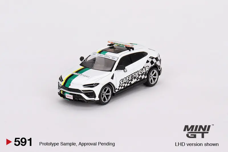 1:64 Lamborghini Urus -- 2022 Macau Gp Official Safety Car -- Mini Gt 1
