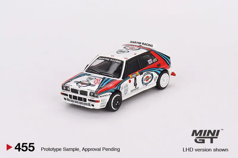 1:64 Lancia Delta Hf Integrale -- Martini 1992  Monte Carlo Winner #4 -- Mini Gt 1