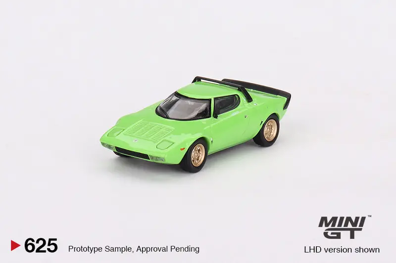 1:64 Lancia Stratos Hf Stradale -- Verde Chiaro (Green) -- Mini Gt Mgt00625 1