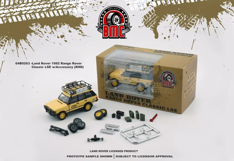 1:64 Land Rover 1992 Range Rover Classic Lse -- Camel Trophy -- Bm Creations 1