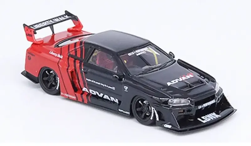 1:64 Lbwk Nissan E-R34 Super Silhouette Skyline Gtr -- Advan -- Inno64 1