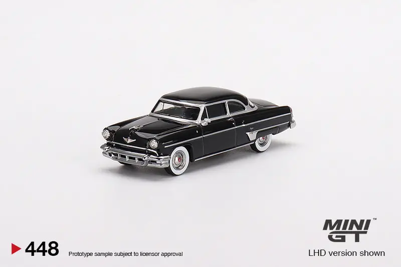 1:64 Lincoln Capri 1954 -- Black -- Mini Gt 1