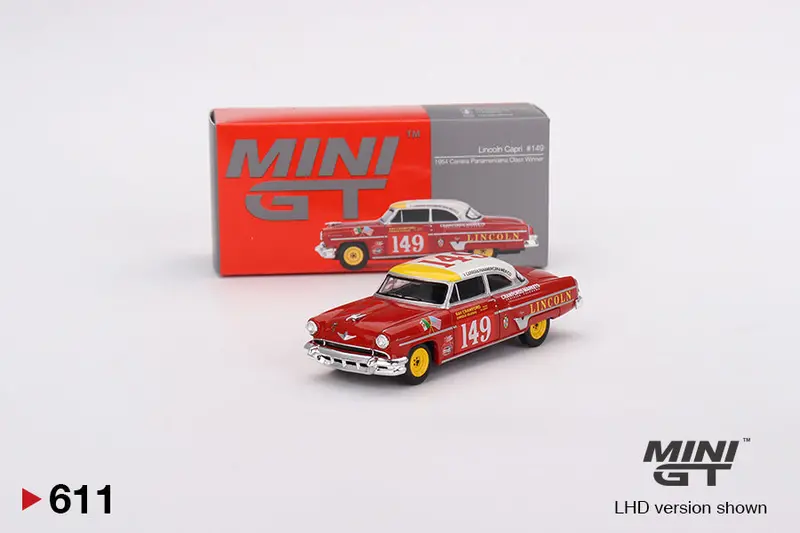 1:64 Lincoln Capri -- 1954 Carrera Panamericana Class Winner #149 -- Mini Gt 1