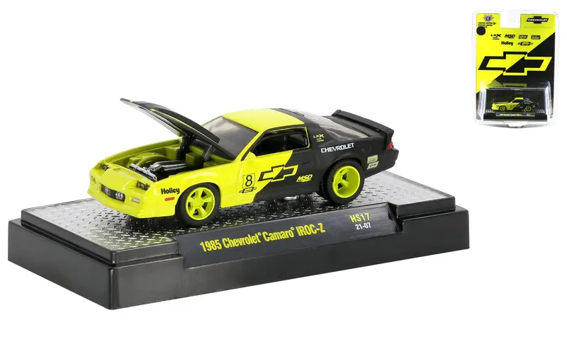1:64 M2 Machines -- 1985 Chevrolet Camaro Iroc-Z -- Chevrolet Performance 1
