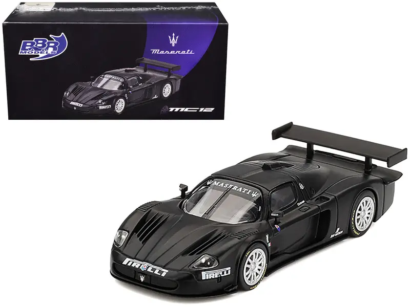 1:64 Maserati Mc12 Competizione -- Pirelli Black - Test Fiorano 2004 -- Bbr 1