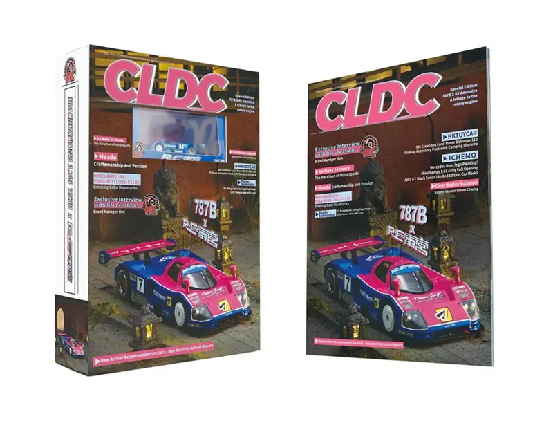 1:64 Mazda 787B X Re Amemiya -- #7 Blue/Pink -- Bm Creations  X Cldc Book Issue 1
