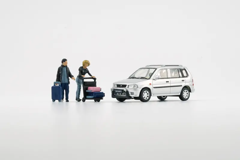 1:64 Mazda Demio Metro (Mazda 121) 1994 -- Silver -- Bm Creations 1