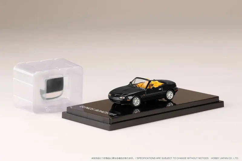 1:64 Mazda Eunos Roadster V-Special (Mx5) -- Black -- Hobby Japan 1