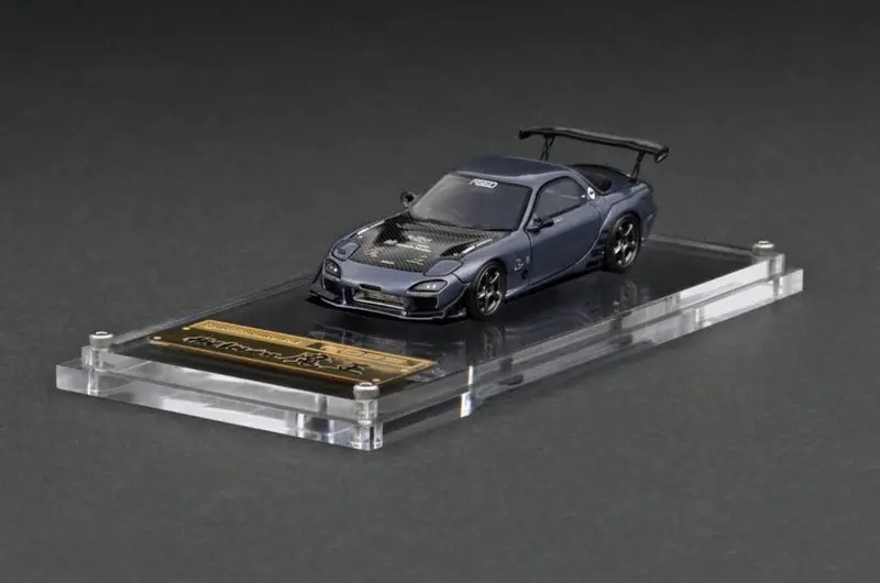 1:64 Mazda Rx-7 (Fd3s) Feed -- Gun Metallic Grey -- Ignition Model Ig2724 1