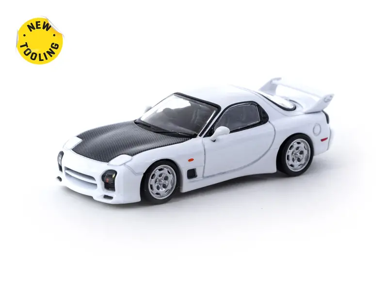 1:64 Mazda Rx-7 (Fd3s) Mazdaspeed A-Spec -- Chaste White -- Tarmac Works 1