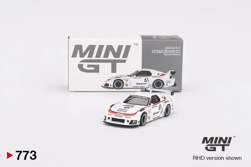 1:64 Mazda Rx-7 Lb-Super Silhouette -- #41 Numero Reserve -- Mini Gt Mgt00773 1