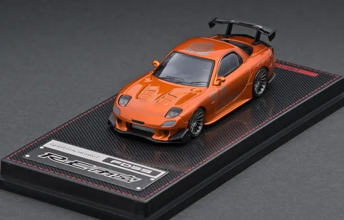 1:64 Mazda Rx7 (Fd3s) -- Orange Metallic -- Ignition Model Ig1950 1
