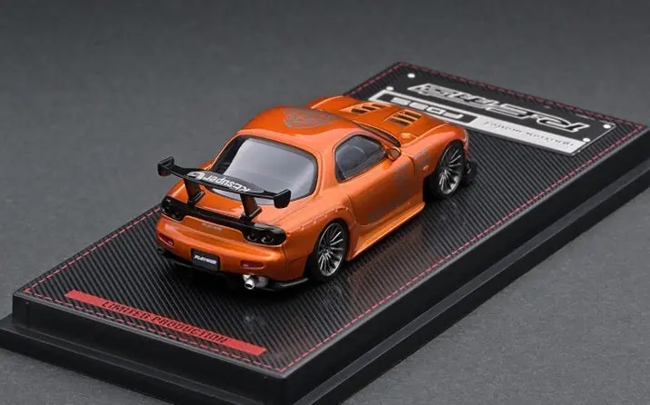 1:64 Mazda Rx7 (Fd3s) -- Orange Metallic -- Ignition Model Ig1950 2