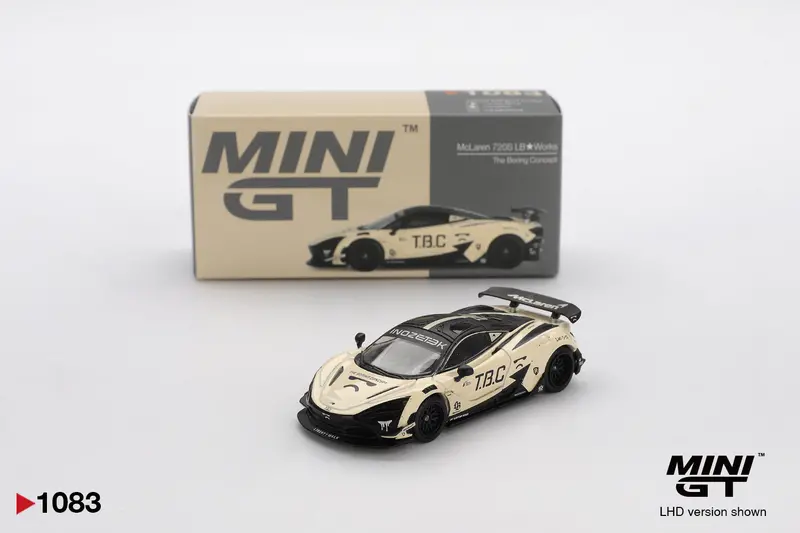 1:64 Mclaren 720S Lb-Works -- The Boring Concept -- Mini Gt Mgt01083 1