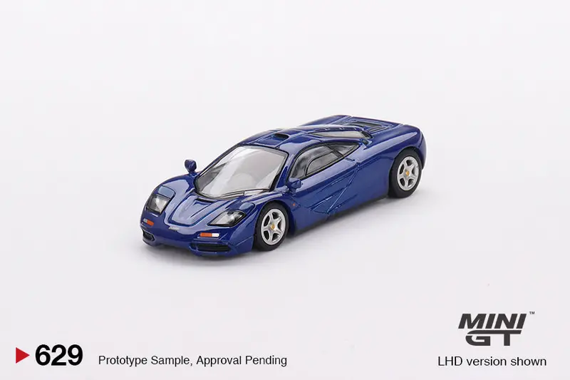 1:64 Mclaren F1 -- Cobalt Blue -- Mini Gt Mgt00629 1