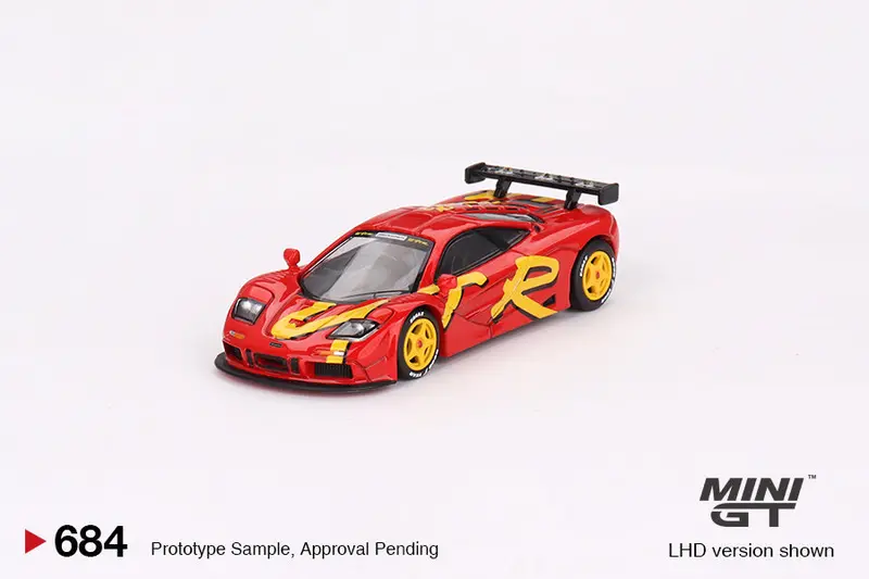 1:64 Mclaren F1 Gtr -- 1996 Presentation Livery -- Mini Gt 1
