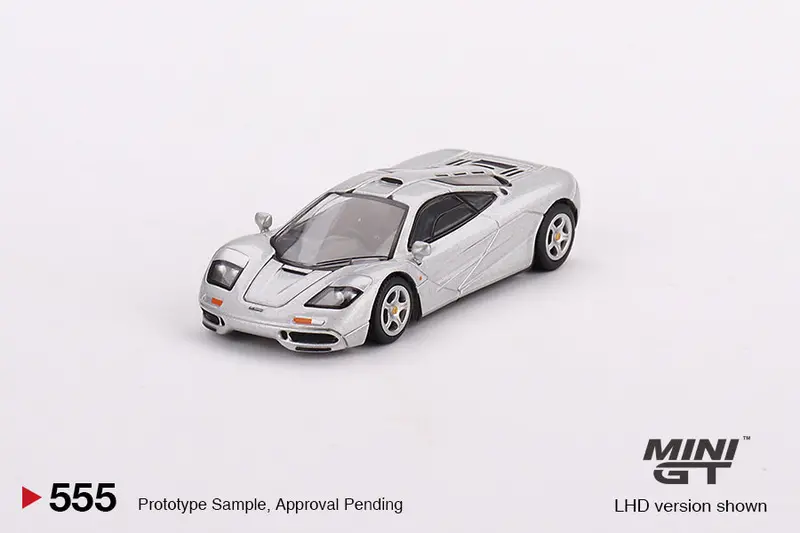 1:64 Mclaren F1 -- Magnesium Silver -- Mini Gt Mgt00555 1