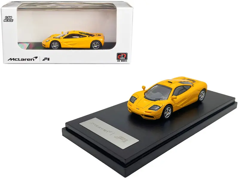 1:64 Mclaren F1 -- Yellow -- Lcd Models 1