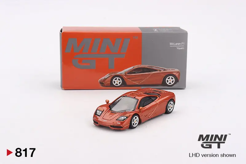 1:64 Mclaren F1 -- Yquem (Golden Orange) -- Mini Gt Mgt00817 1