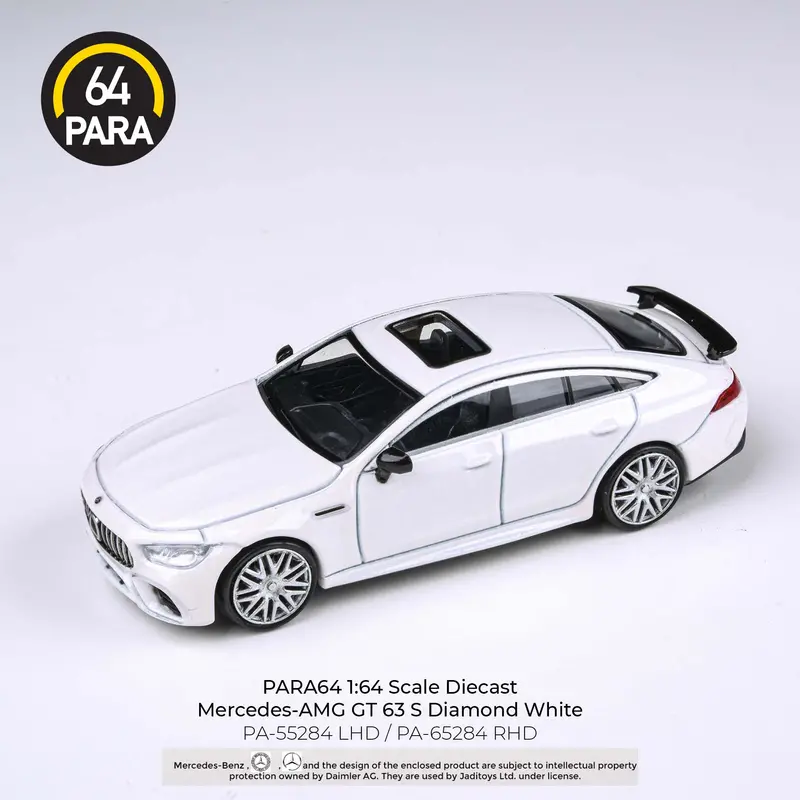1:64 Mercedes-Amg Gt 63 S -- Diamond White -- Para64 1