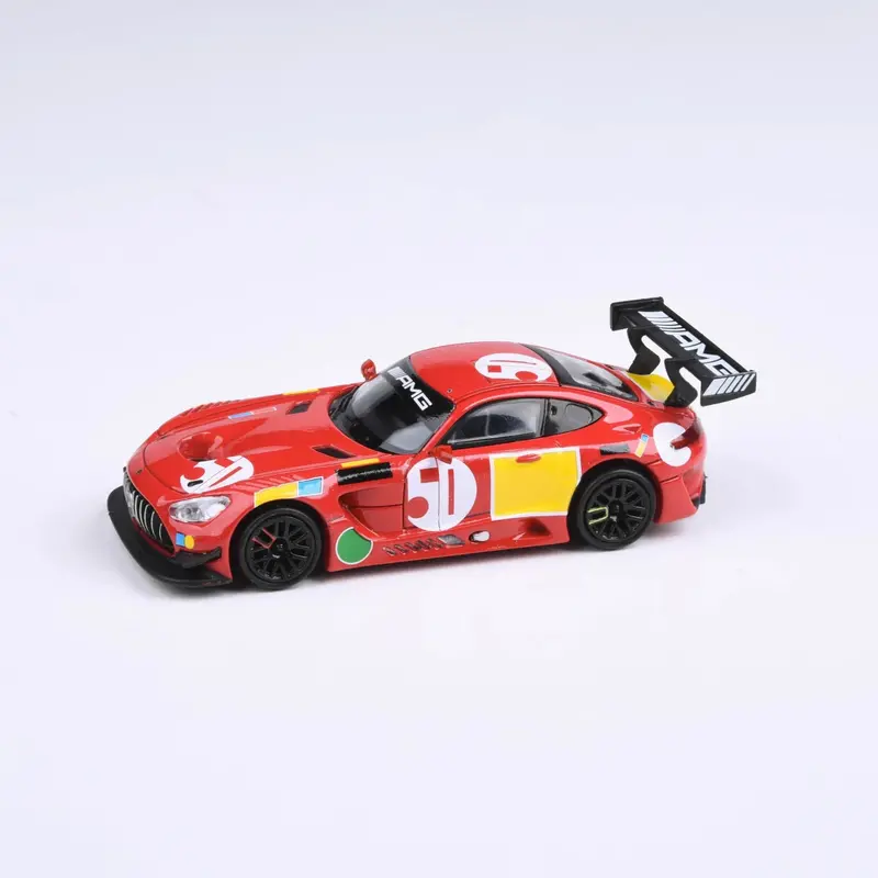 1:64 Mercedes-Amg Gt3 Evo -- 2022 24H Spa 50Th Red Pig Livery -- Para64 1