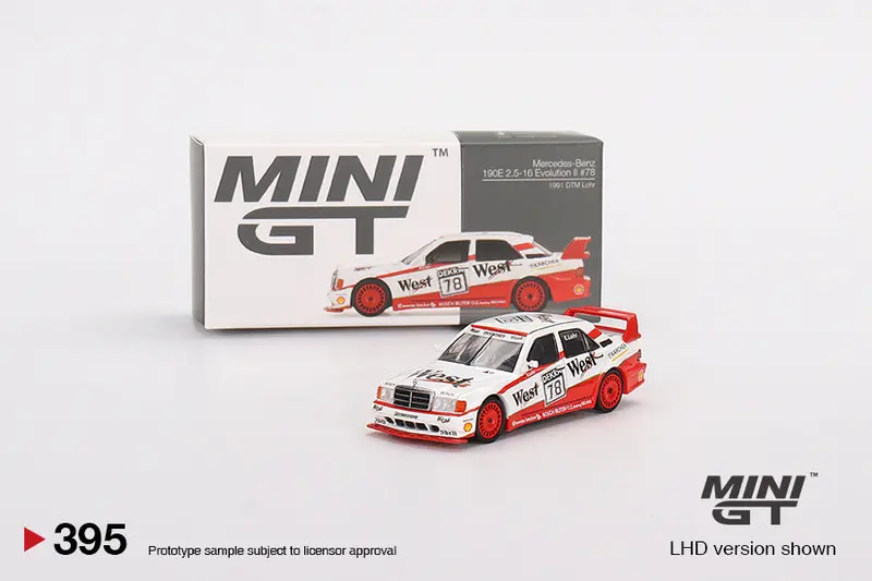 1:64 Mercedes-Benz 190E 2.5 16 Evolution Ii -- 1991 Dtm #78 Lohr -- Mini Gt 1
