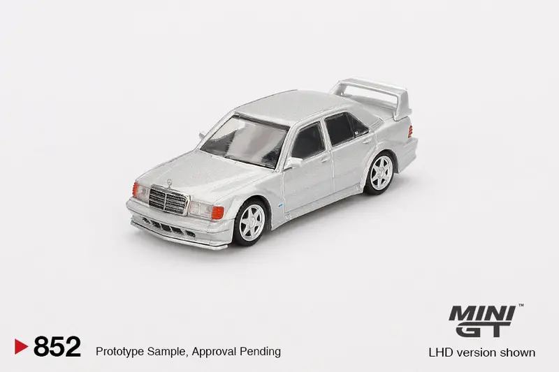 1:64 Mercedes-Benz 190E 2.5-16 Evolution Ii -- Astral Silver -- Mini Gt Mgt00852 2