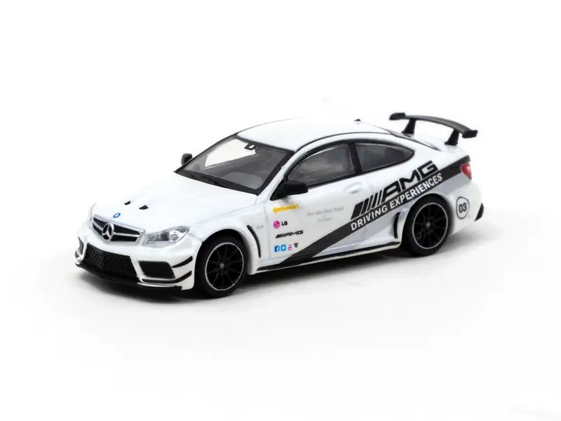 1:64 Mercedes-Benz C 63 Amg Coupé Black - Amg Driving Experience - Tarmac Works 1