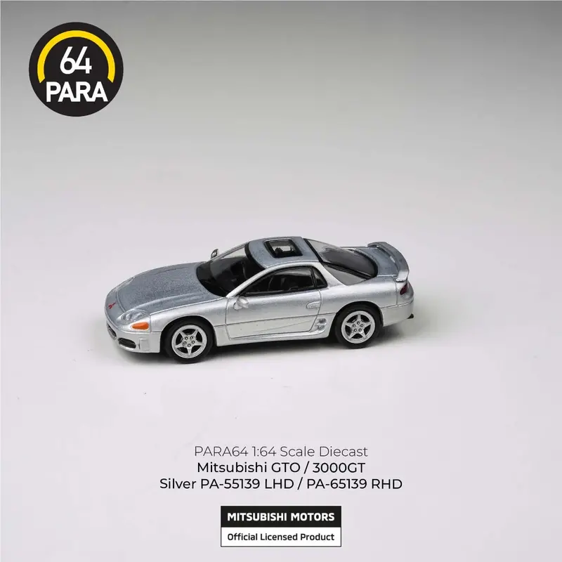 1:64 Mitsubishi 3000Gt Gto -- Silver -- Para64 1