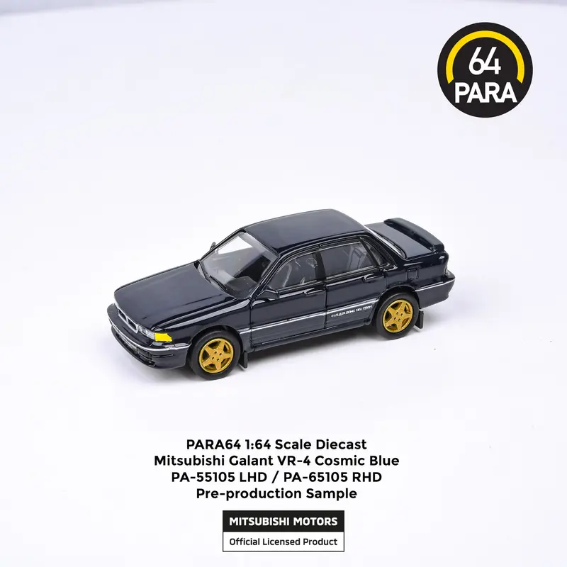 1:64 Mitsubishi Galant Vr-4 -- Cosmic Blue -- Para64 1