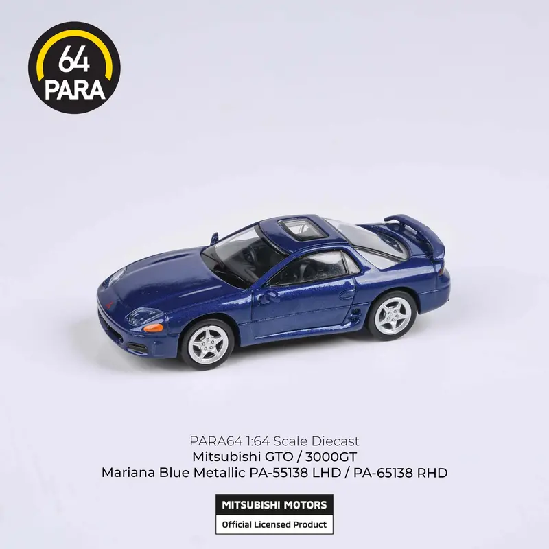 1:64 Mitsubishi Gto -- Mariana Blue Metallic -- Para64 1