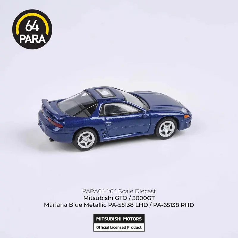 1:64 Mitsubishi Gto -- Mariana Blue Metallic -- Para64 2