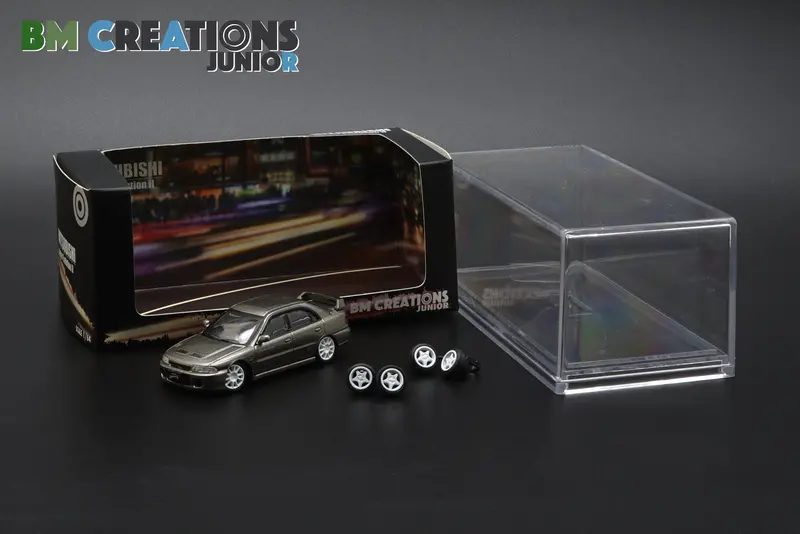 1:64 Mitsubishi Lancer Evo Ii (2) -- Silver -- Bm Creations 1