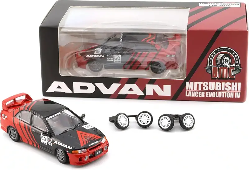 1:64 Mitsubishi Lancer Evo Iv -- Advan -- Bm Creations 1