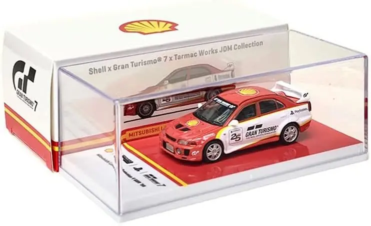 1:64 Mitsubishi Lancer Evo V Gsr -- Shell X Gran Turismo 7 -- Tarmac Works 1