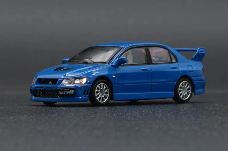 1:64 Mitsubishi Lancer Evo Vii (7) -- Blue -- Bm Creations 1
