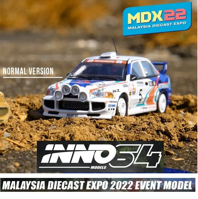 1:64 Mitsubishi Lancer Evolution Iii -- 1996 Malaysia Rally -- Inno64 1
