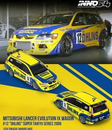 1:64 Mitsubishi Lancer Evolution Ix 9 Wagon -- #12 Ohlins -- Inno64 1