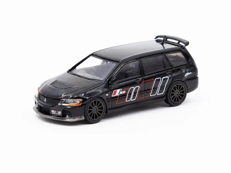 1:64 Mitsubishi Lancer Evolution Ix (9) Wagon -- Black Ralliart -- Tarmac Works 1