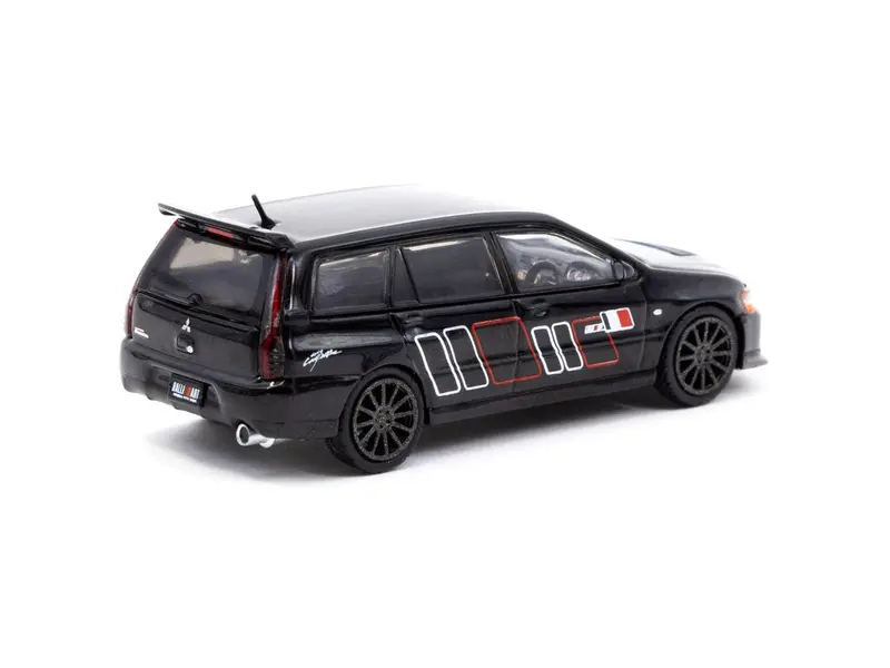 1:64 Mitsubishi Lancer Evolution Ix (9) Wagon -- Black Ralliart -- Tarmac Works 2
