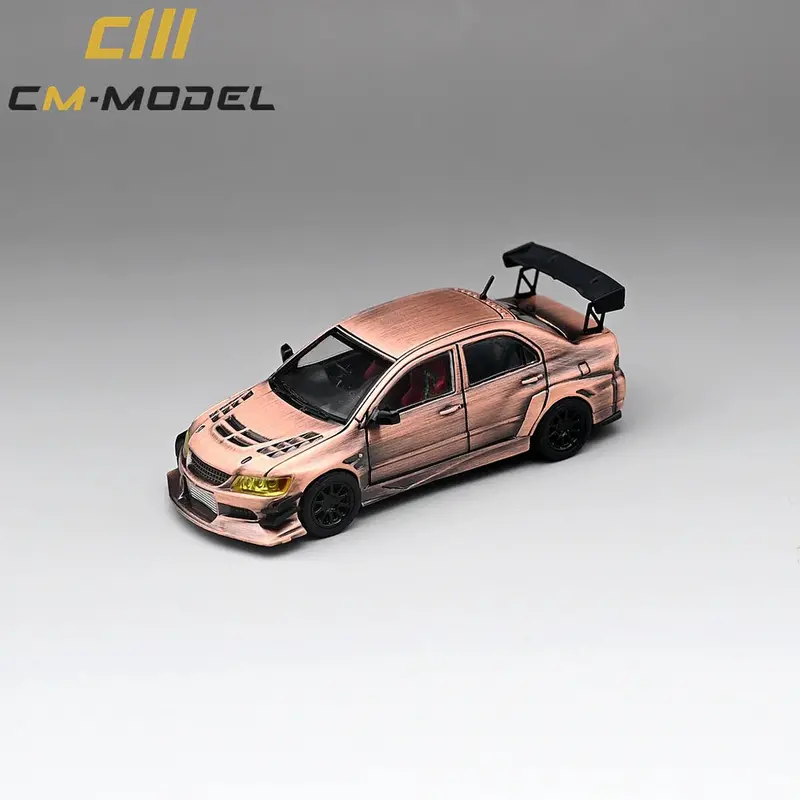 1:64 Mitsubishi Lancer Evolution Ix (9) Widebody -- Bronze Manga Art -- Cm-Model 1